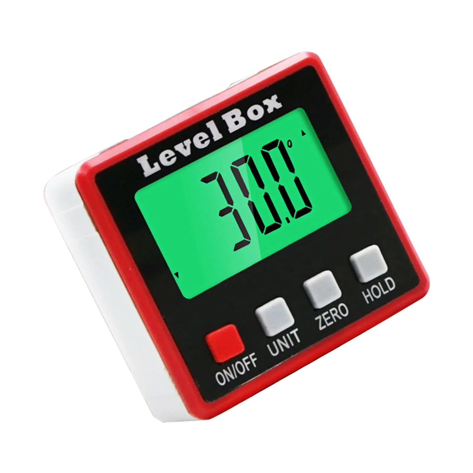 

Digital Level Angle Gauge Angle Finder Protractor Inclinometer Level Box with Magnet Rotatable Backlit Display Data Hold