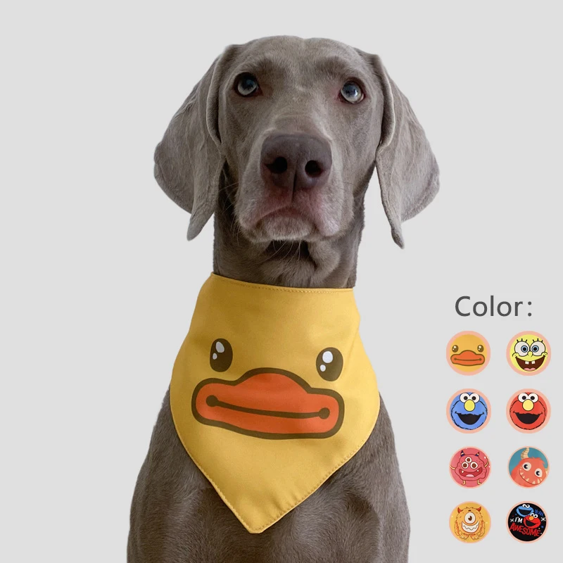 

Dog Accessories For Dogs Cat Bandana Products Scarf Bibs Goods Pets Supplies Towel Bows Groom Large First Round Handkerchief