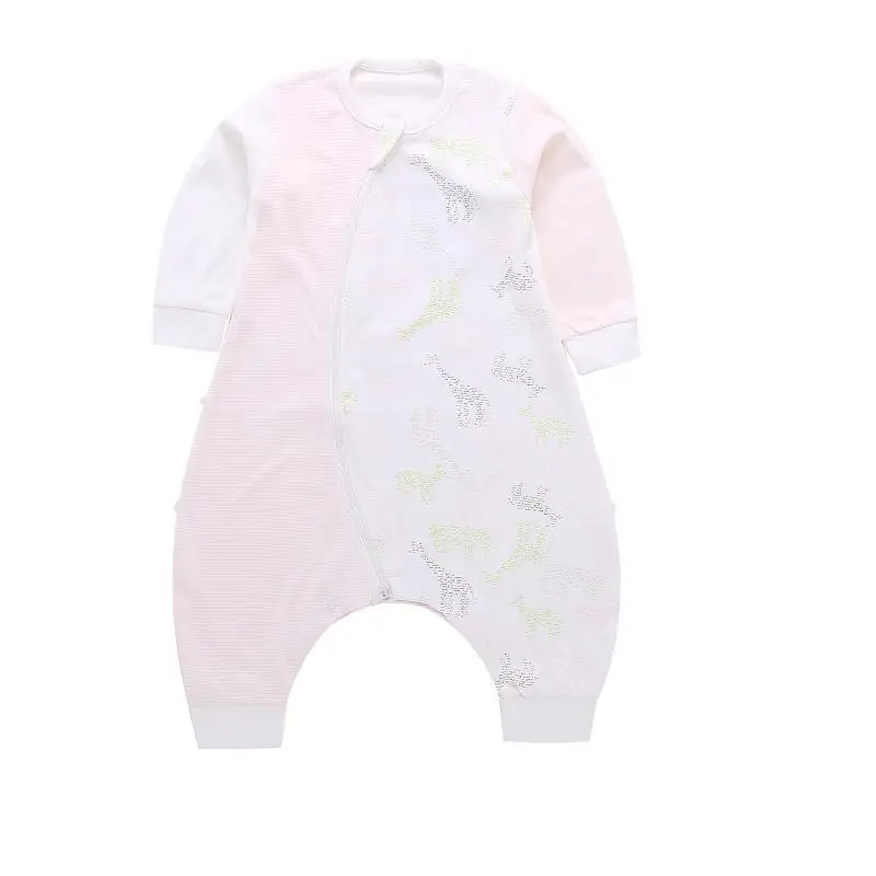 

Newborn Infant Boy Girl Sleeping Bag Baby Striped Blanket Sleeping Wrap Zipper Swaddle Autumn Cotton Baby Sleeping Bag 0-4T