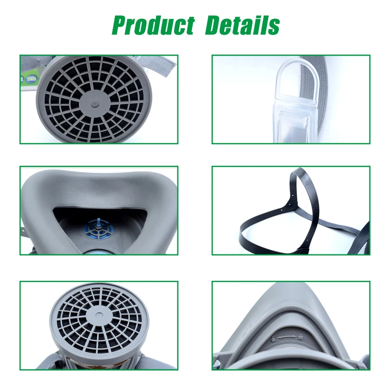 

Sme Gas Mask Safurance Respirator Filter Germ Chemical Gas Mask Safety Chemical Anti-Dust Filter Workplace Safety Protection