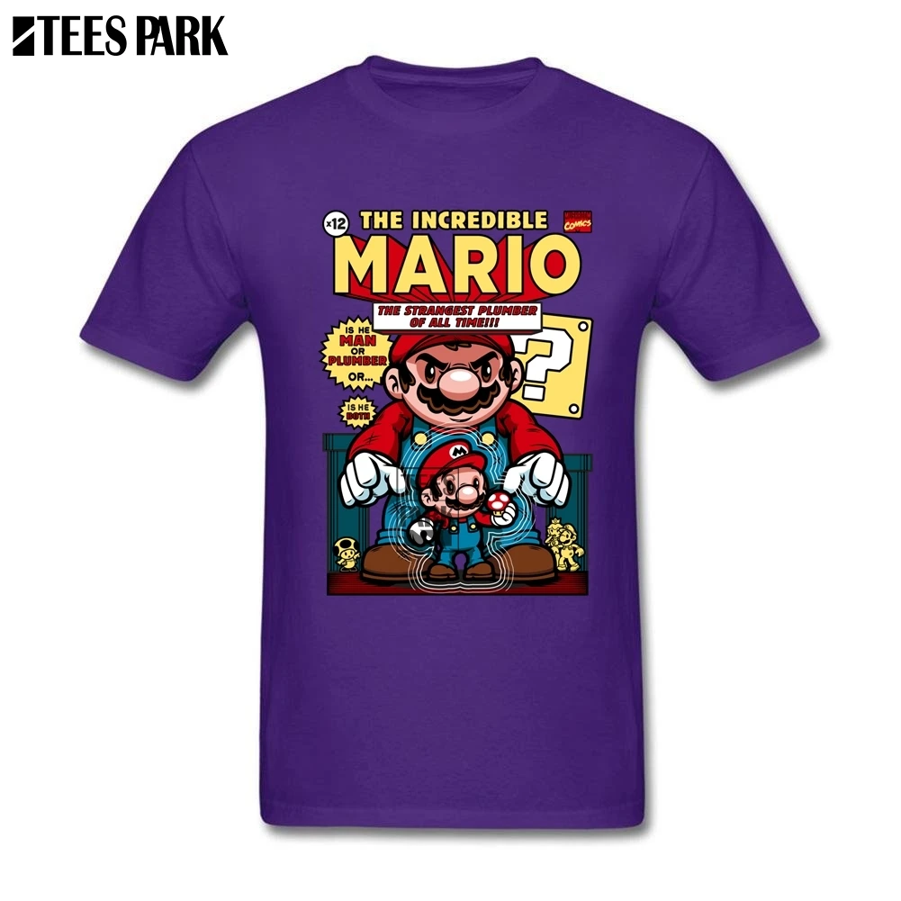 Мужские красивые футболки Марио Бро Slim Fit для взрослых аниме мультфильм оптом