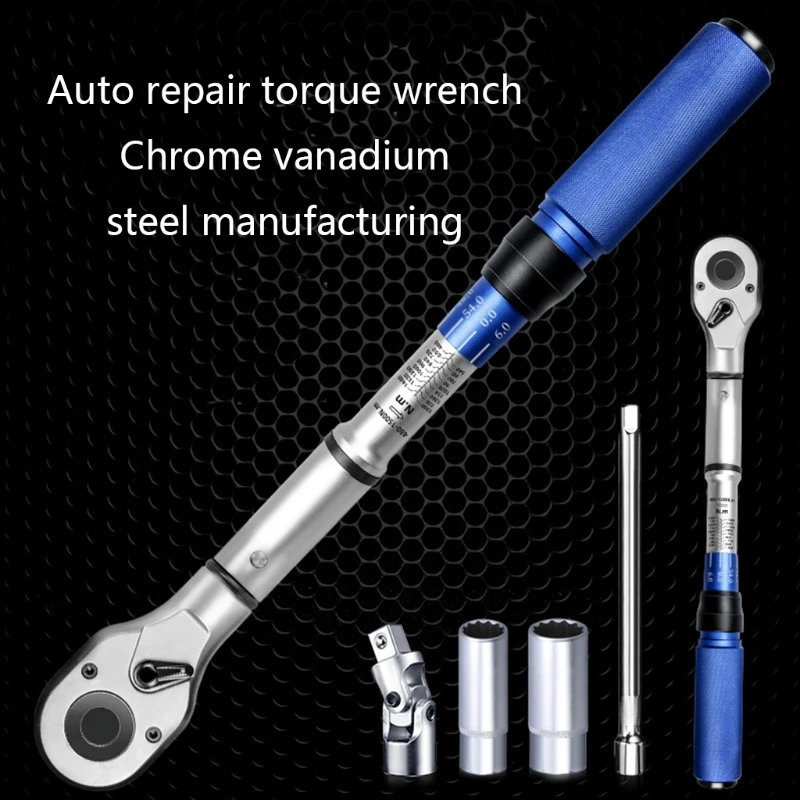 

L9BE Hand Spanner Wrench Tool Industrial Grade Torque Wrench Workshop House Repair Tools Auto Repair Tools