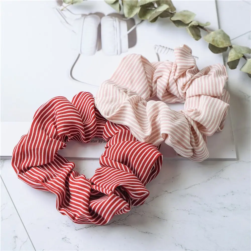 Fashion Women Girls Elasticity Scrunchie Hairband Ponytail Holder Stipe Floral Hair Rope Tie Accessories Free Shipping | Красота и