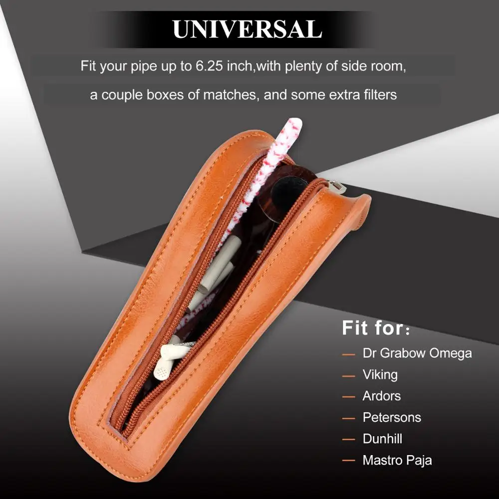 FIREDOG портативный чехол для курения табака из натуральной кожи с одной