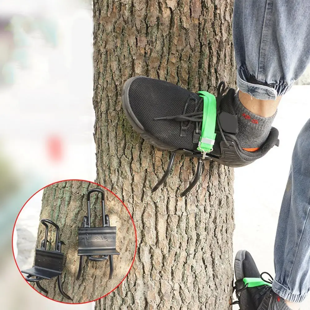 

Foot Hook Strong Safe Elastic Drawstring Anti-Skid Tree Climbing Tool for Hunting Climbing Spikes Tree Climbing Spikes