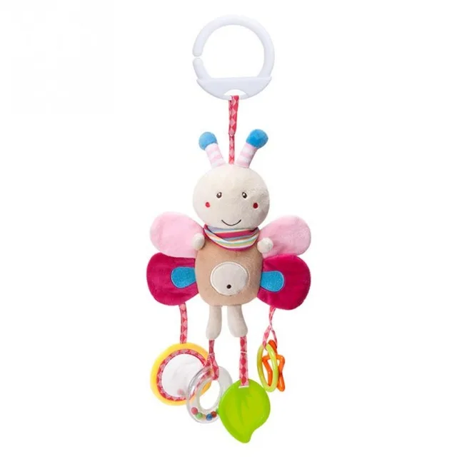 Cartoon Baby Toys 0-12 months Bed Stroller baby mobile Hanging Rattles Newborn Plush Infant Toys for Baby Boys Girls Gifts images - 6