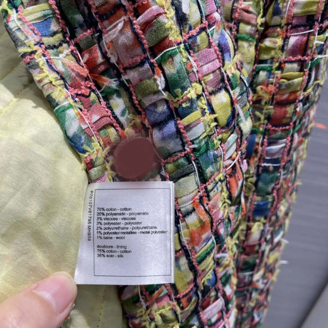 

High Street Woven Jackets for Women Spring Fall 2020 Luxury Brand O-neck Long Sleeve Coats Good Quality Blended Knitted Jackets