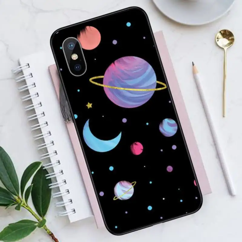 

space star art pattern Phone Cases for iPhone 11 12 pro XS MAX 8 7 6 6S Plus X 5S SE 2020 XR Luxury brand shell funda coque