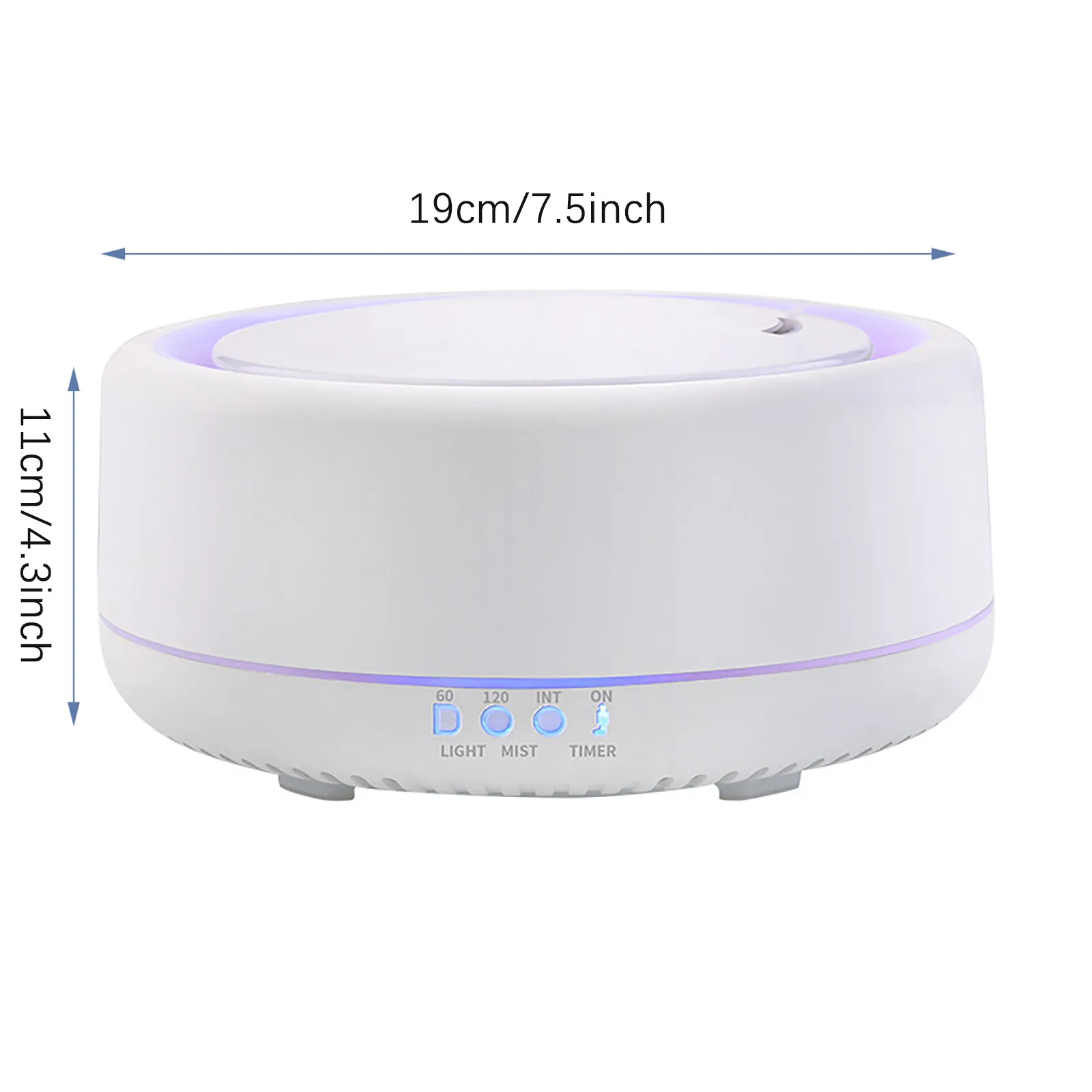 

1200ml Humidifier Air Humidifier Purifying For Home Office Large Capacity Colorful Air Humidifier Humidificador With Led Lamp