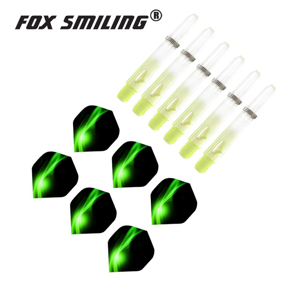 Фокс Smiling 6 шт. 2BA 35 мм нейлоновая Дротика с s цветной Дарт аксессуары|Дартс| |