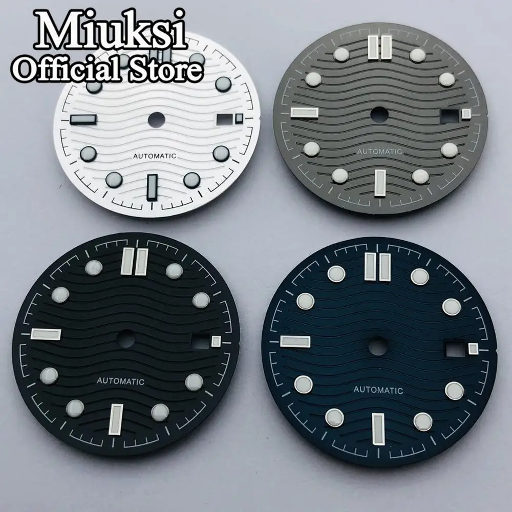 Циферблат для часов Miuksi 31 мм светящийся циферблат подходит ETA 2824 2836 Miyota 8205 8215 821A