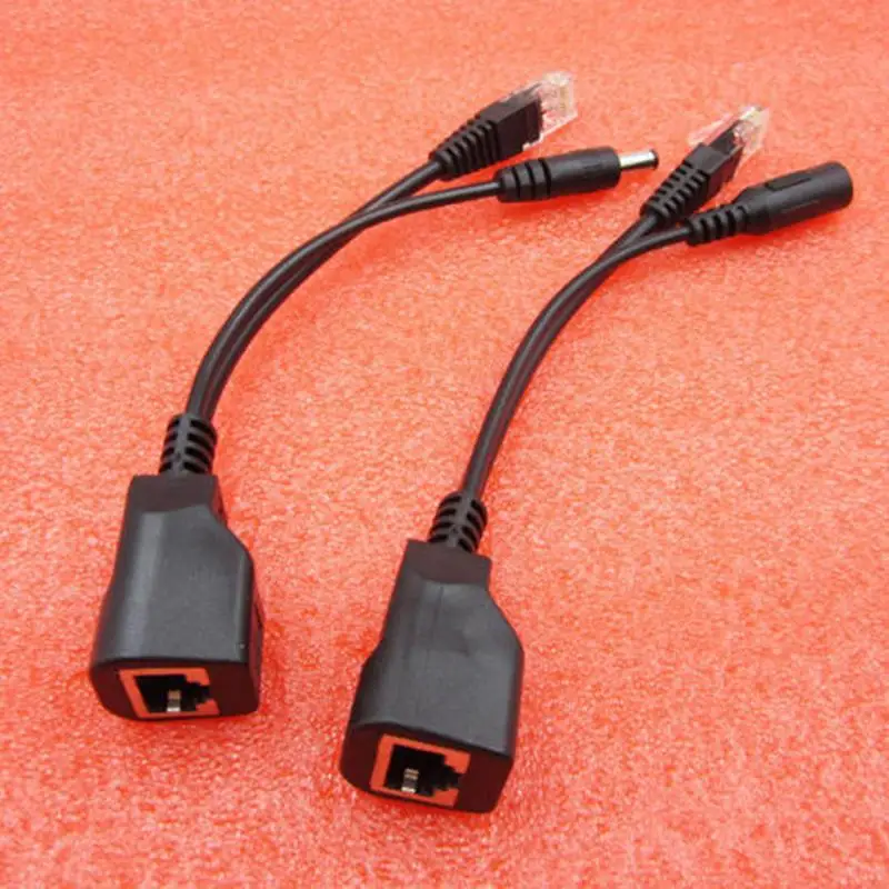 

POE Adapter Cable RJ45 Injector Splitter Network Power Splitter Kit Ethernet PoE Injector Adapter Combiner Separator over S7C7