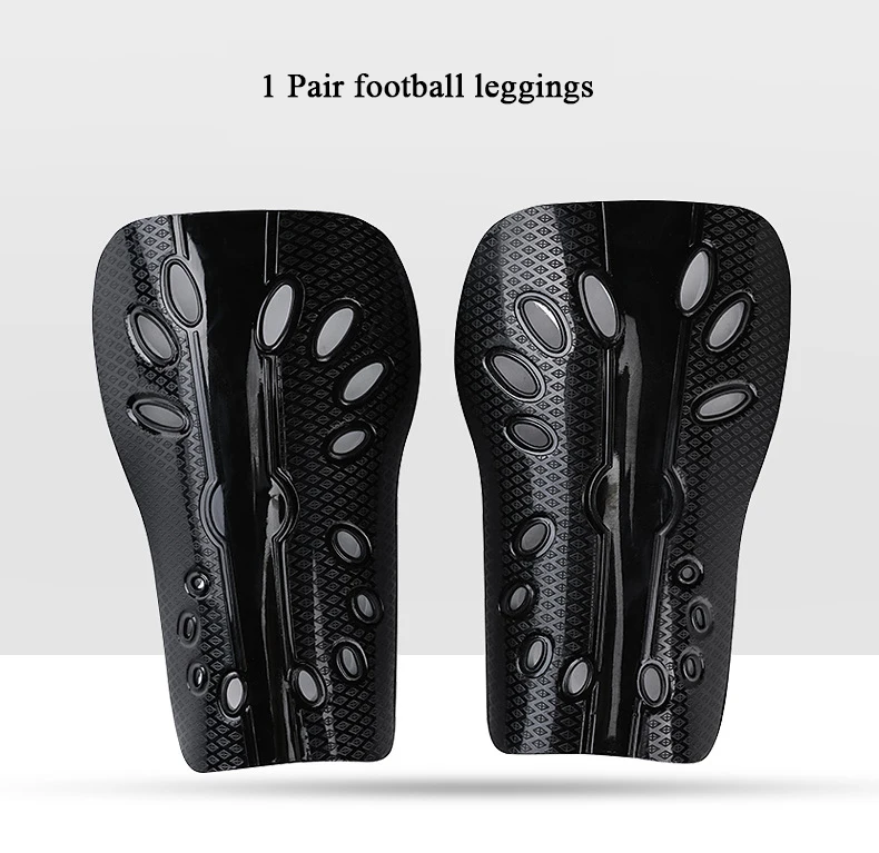 

1 Pair Adults Soccer Guards Leg Protector Football Shin Pads Plastic Outdoor Sport Leg Protective Gear Breathable Shin Guard