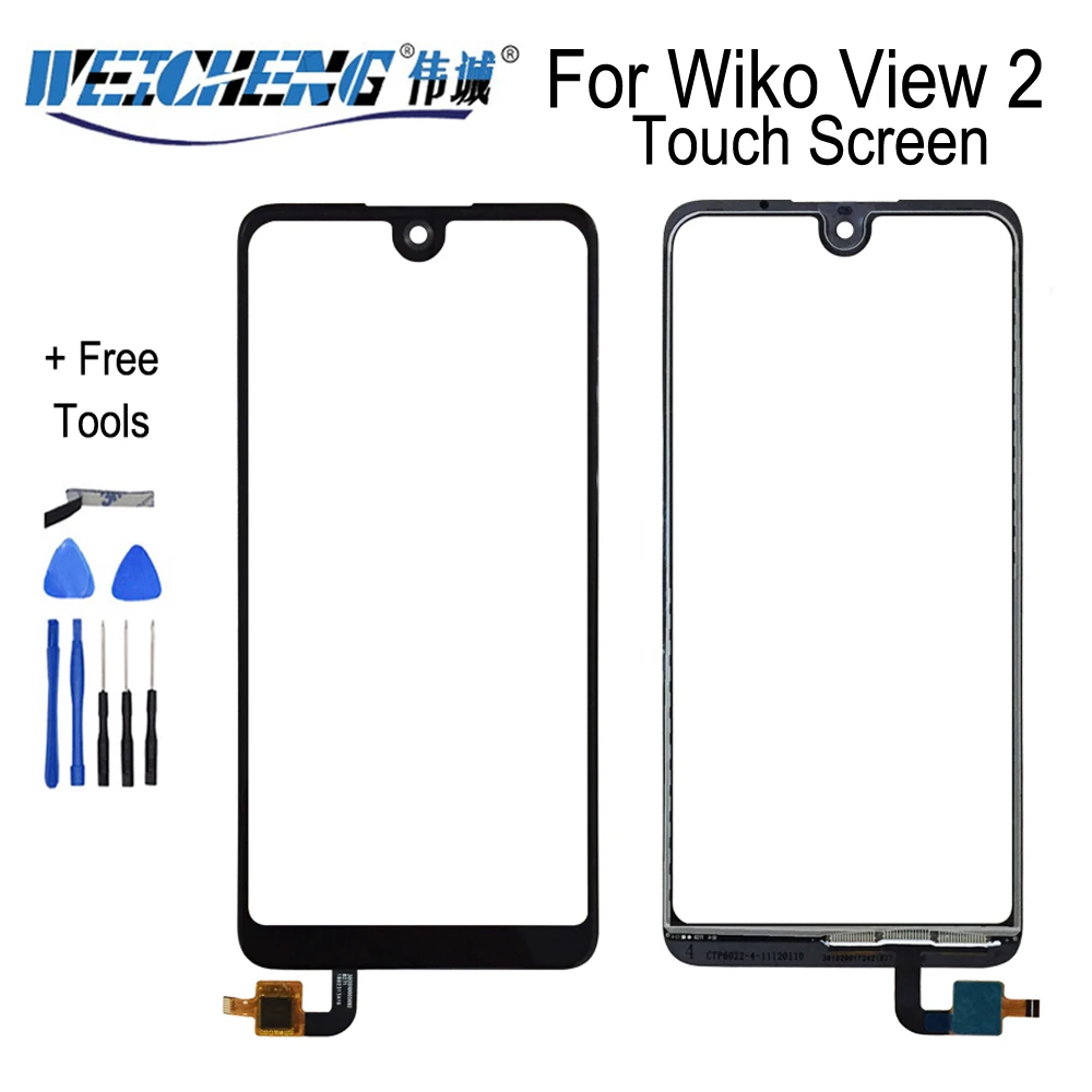 Новый сенсорный экран дигитайзер панель для Wiko View 2 Сенсорная Панель переднее