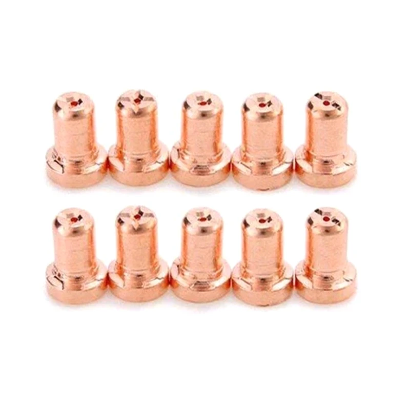 

20pcs Red Copper Extended Long Plasma Cutter Tip Electrodes&Nozzles Kit Mayitr Consumable For PT31