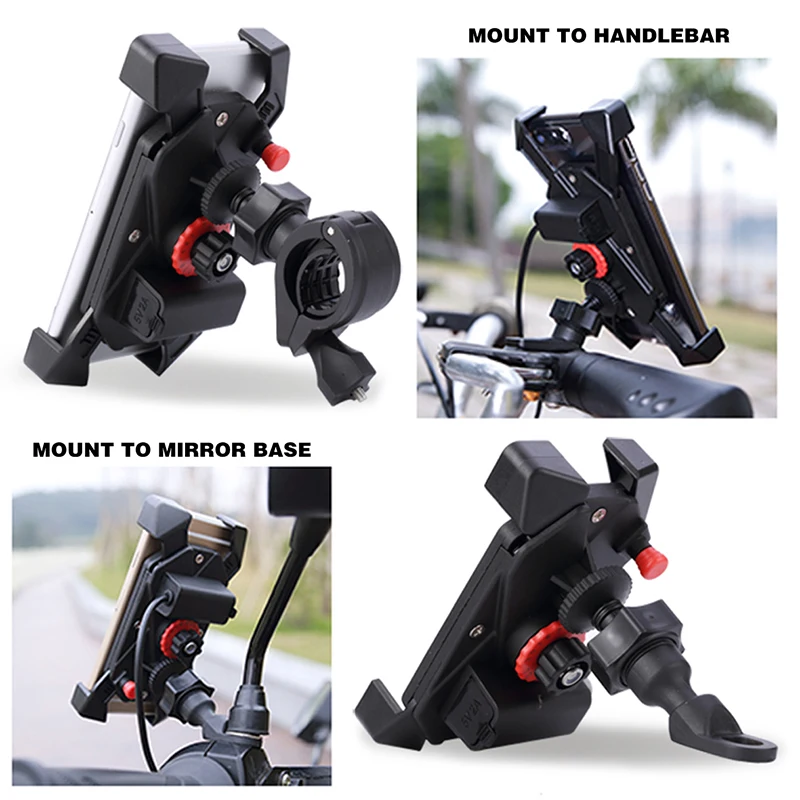 MOTOWOLF Motorcycle Phone Holder Usb Charging Charger Support Telephone Moto Quad Lock For Kawasaki Yamaha Suzuki Honda BMW KTM |