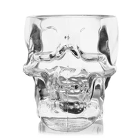 crystal skull vodka whiskey shot glass creative skull head white wine glass wine glass