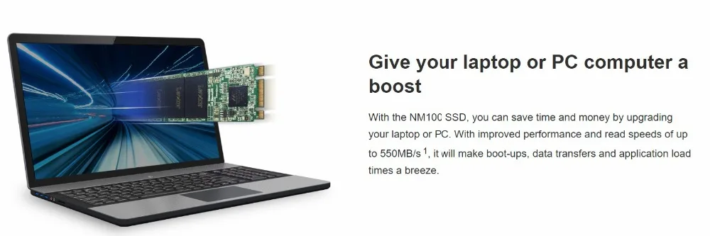 Lexar LNM100 3D NAND SSD 64 ГБ 128 ГБ 256 ГБ 512 ГБ M.2 2280 SATA3 NGFF Внутренний твердотельный жесткий диск для ноутбука