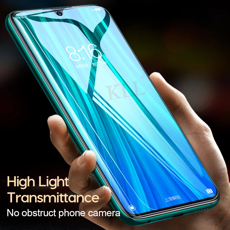2 шт 2.5D полный Чехол, анти-синий светильник, закаленное стекло для Red mi Note 8 Pro 8 8A 7A Xiaomi mi 9 Pro 5G Lite Blask Shark 2 Pro mi A3