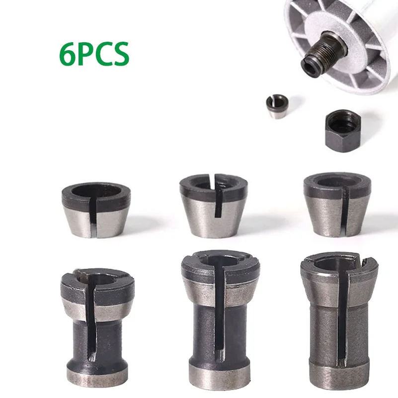 

Chuck Router Bit Collet Machine 6/ 6.35/ 8mm Carbon Steel Milling Cutter
