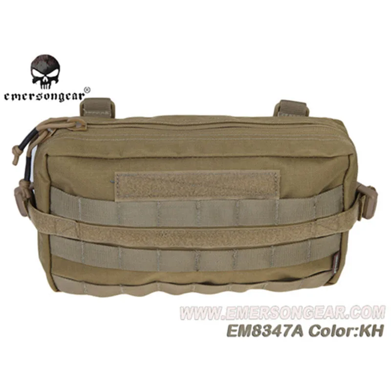 KH Emersongear EDC Универсальный Чехол MOLLE военный охотничий компактный чехол тактический жилет чехол 500D Cordura нейлон Кемпинг Туризм - Цвет: KH