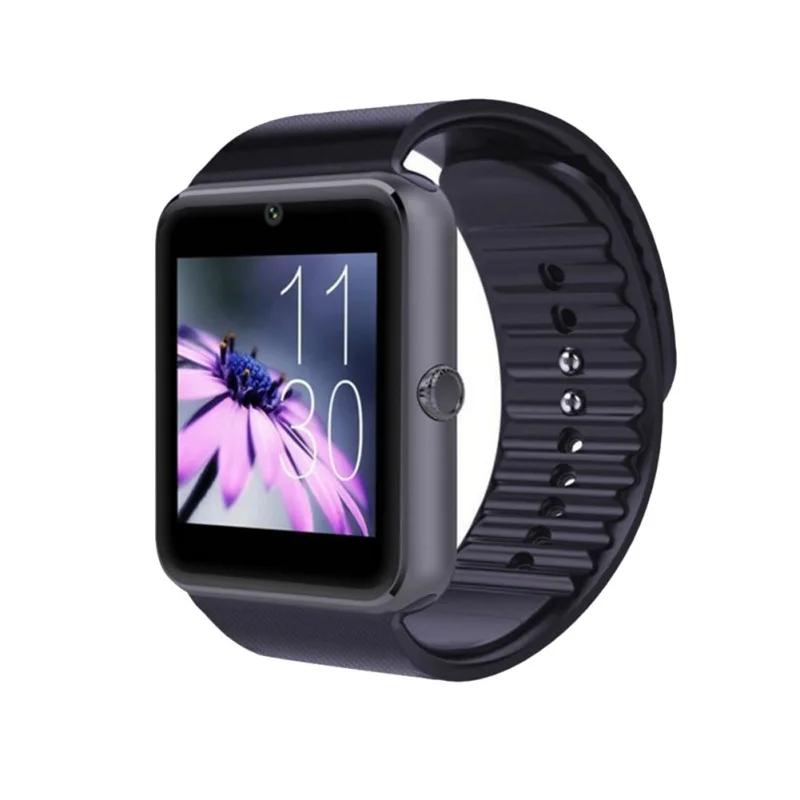 Bluetooth GT08 Смарт часы сенсорный Экран большая батарея часов Поддержка TF сим карты