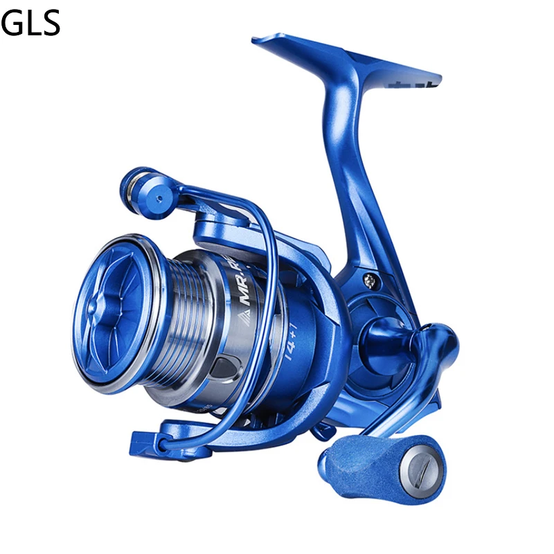 

GLS 5+1BB Aluminum Alloy Spool 2000/3000 Series Spinning Fishing Reel Professional 5.2:1 Sea Bass Fishing Wheel