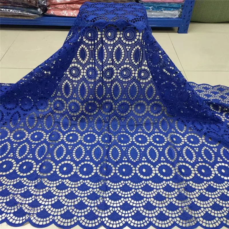 

African Cotton Lace Fabric 2020 5yards eyelet Nigerian Lace Fabric Swiss Voile Lace In Switzerland For Women Dress TY10298