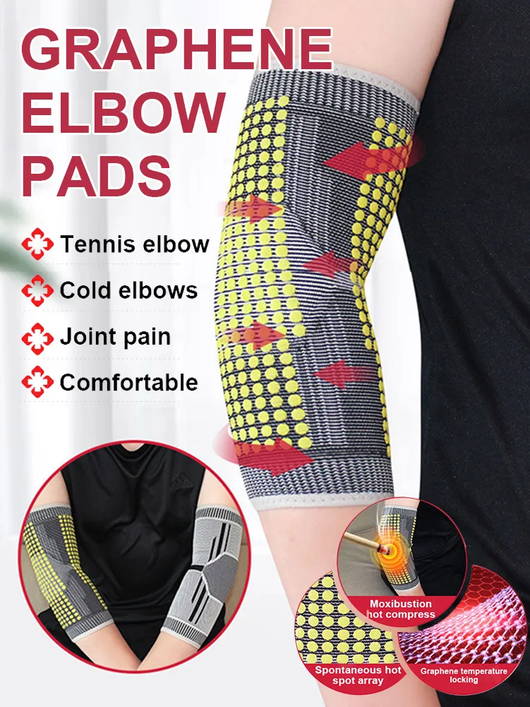 2 шт. Самонагревающиеся прокладки для поддержки локтя | Спорт и развлечения
