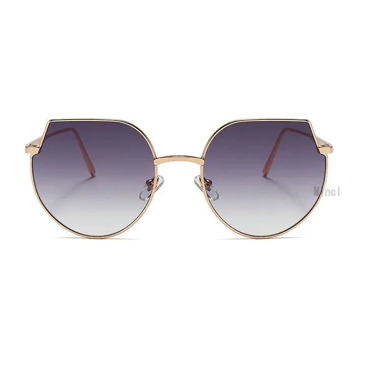 2019 большие круглые солнцезащитные очки в стиле ретро женские дизайнерские