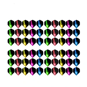 60 шт.компл. профессиональная Дротика s Аксессуары полеты пять цветов высокое качественный дротик Дротика крыло пластиковая Водонепроницаемая Дротика