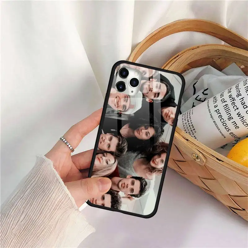 

Spanish TV series Elite Phone Case Tempered glass For iphone 11 12 PRO MAX X XS XR 5C 6 6S 7 8 plus