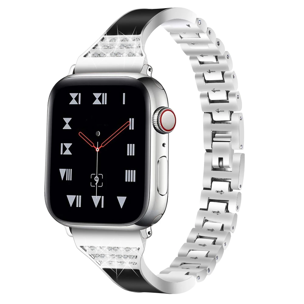 Браслет из нержавеющей стали для Apple Watch Band Series 1 2 3 4 5 38/40 мм 42/44