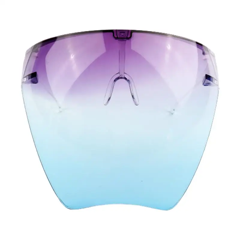 Универсальная защитная маска на шлем с градиентом прозрачная рот защитные очки