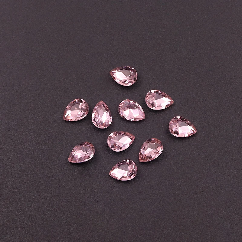 10 шт. Кристальные Стразы для ногтей бриллианты дизайн капли Пришивные в маркизе