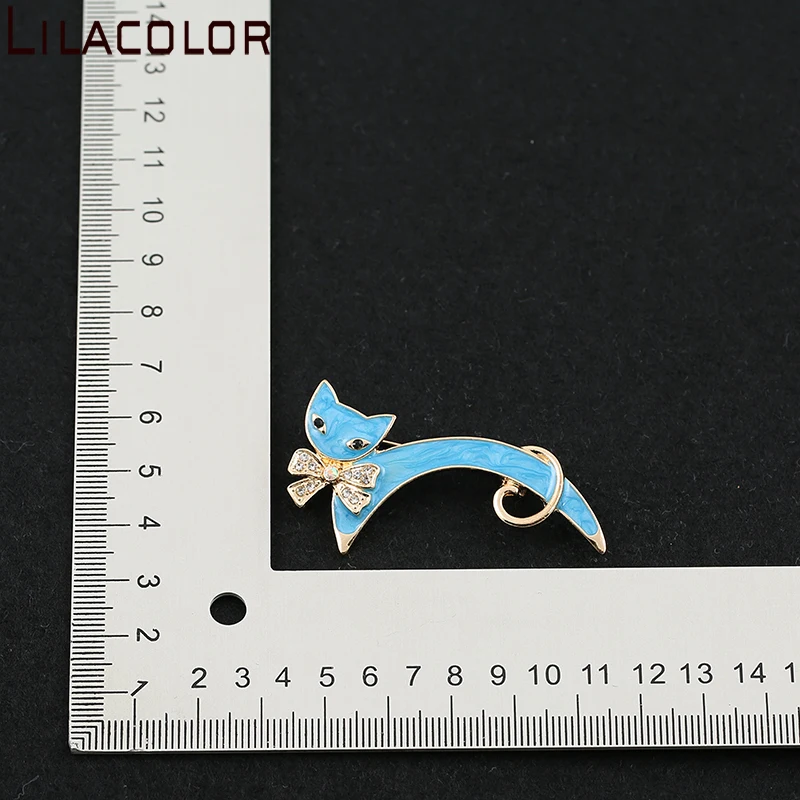 Lilacolor с кристаллами и бантом Обувь синим котом художественное творчество Броши