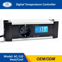ringder ac 110 10a 16 40c digital reptile thermostat eu plug socket onoff regulator plug in aquarium temperature controller