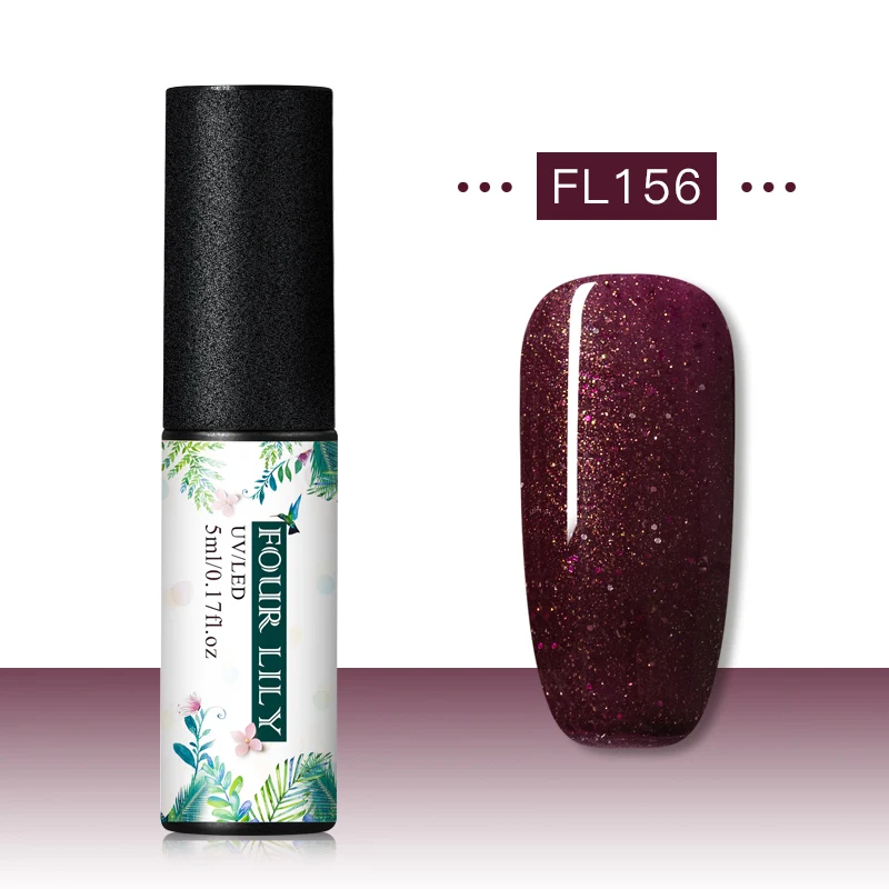 CS06927 Четыре лилии Гель-лак набор УФ Vernis Полупостоянный праймер верхнее покрытие 5 мл цветной гель для ногтей лак Nagellak Soak Off лак - Цвет: CS06927