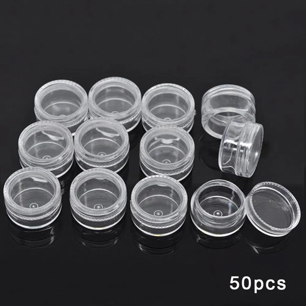 

5ml Empty Jars Refillable Bottles Cosmetic Jars Makeup Container Small Round Bottle Little Cream Jar Series Perfume Gel Pack