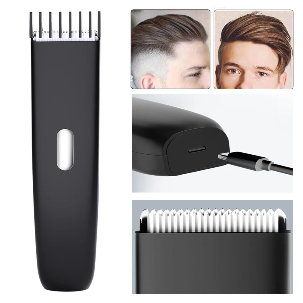 

Электрические машинки для стрижки волос с USB, перезаряжаемая бритва, триммер для бороды, профессиональная машинка для стрижки волос для муж...