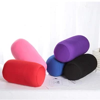 new roll round memory foam pillow home head neck roll pillow microbead back sofa cushion home office sleep neck support pillow