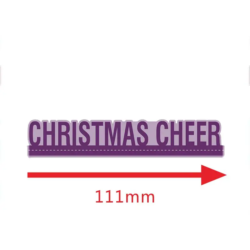 3 Merry Christmas Noel Letter Santance Line рамка металлические Вырубные штампы Скрапбукинг открытка для рукоделия украшения трафарет новые штампы - Цвет: 3