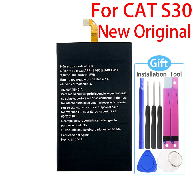 100% оригинальный 3000 мА/ч Батарея для собаки кошки S30 телефона высокое качество