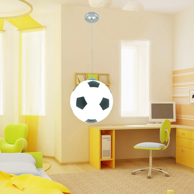 Unique Football Chandelier Lampshade Ceiling Ball Lamp Shade Home Garden Decoration Lighting Supplies | Лампы и освещение