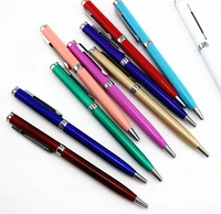creative rotating metal ballpoint pen office stationery school gift pen luxury hotel business pen