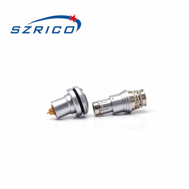 S103 1F Series Fischer короткий коннектор 2 3 4 5 6 7 8 10 12 14 16 штекер и гнездо металлический