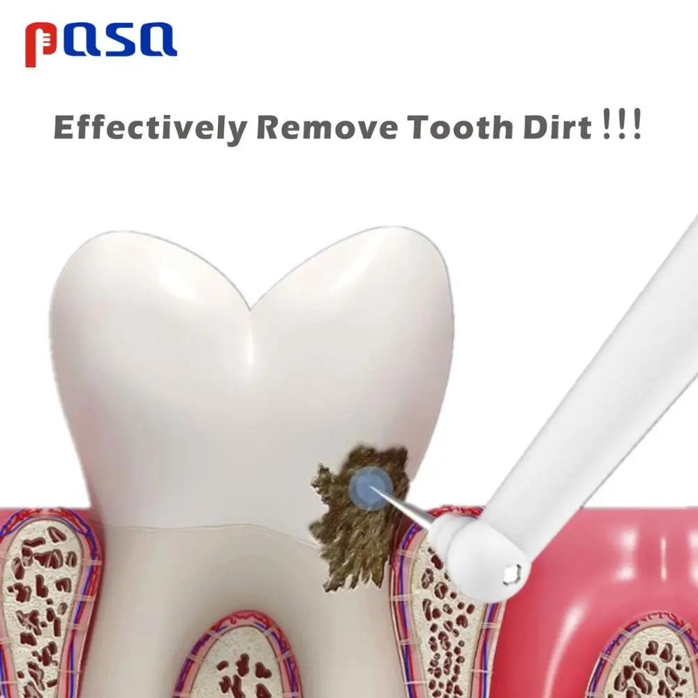 Электрическое средство для удаления пятен отбеливание зубов Очистка клетчатый