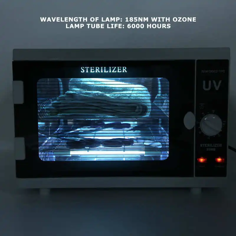 

Lamp For Nails 12W Ultraviolet Tool 12L Large Capacity UV Cleaning Cabinet for Salon Spa Tools Accessory Nail Lamps