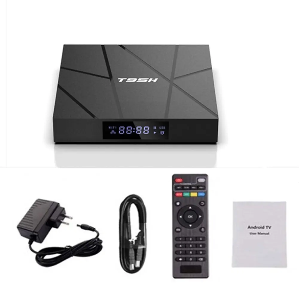 

T95H Tv Box Android 10, H616 4Gb/32Gb Hd Network Player Set-Top Box For Smart Tv