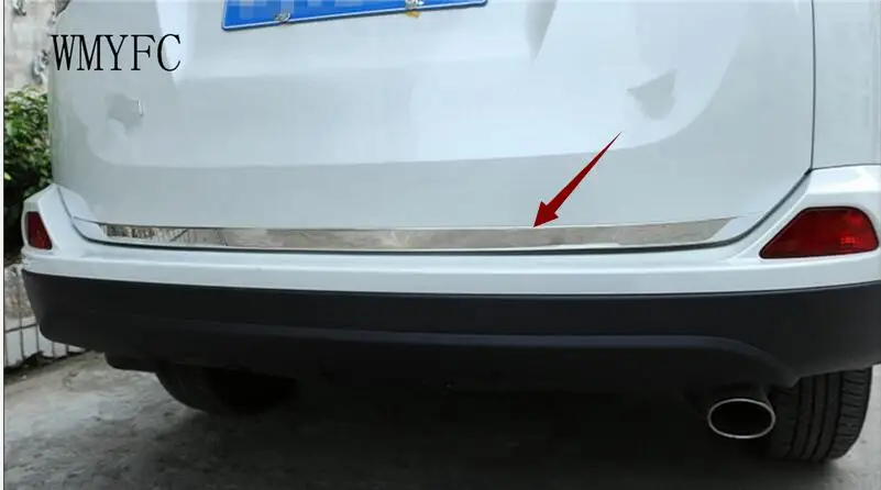 Задняя дверь для Toyota RAV4 2013 2014 2015 2016 нижняя крышка молдинговая отделка задняя из